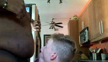 BBC cums in me twice in my mom's kitchen