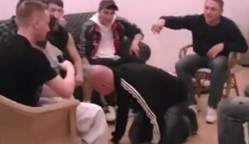 German Master party sneaker spit drink