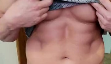 At Home Big Dicked Aussie Huge Built Top Reviews & Prepares to Make His Ripped Bottom Jock All His