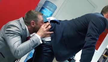 MENATPLAY Hunk In Suit Logan Moore Logan Moore Anal Fucked