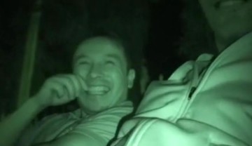 Barebacking Outdoors at Night