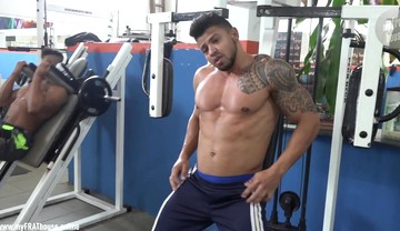 Naked in public gym tv show
