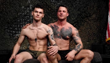 ActiveDuty - Slutty Tatted n'Twink Soldiers Flip Fuck - Jason Windsor, Tyler James - ActiveDuty